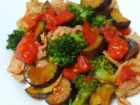 なすとブロッコリーと豚肉とトマトの中華炒め レシピ 作り方 By ミニー7015 楽天レシピ なすとブロッコリーと豚肉とトマトの中華炒め レシピ 作り方 By ミニー7015 楽天レシピ